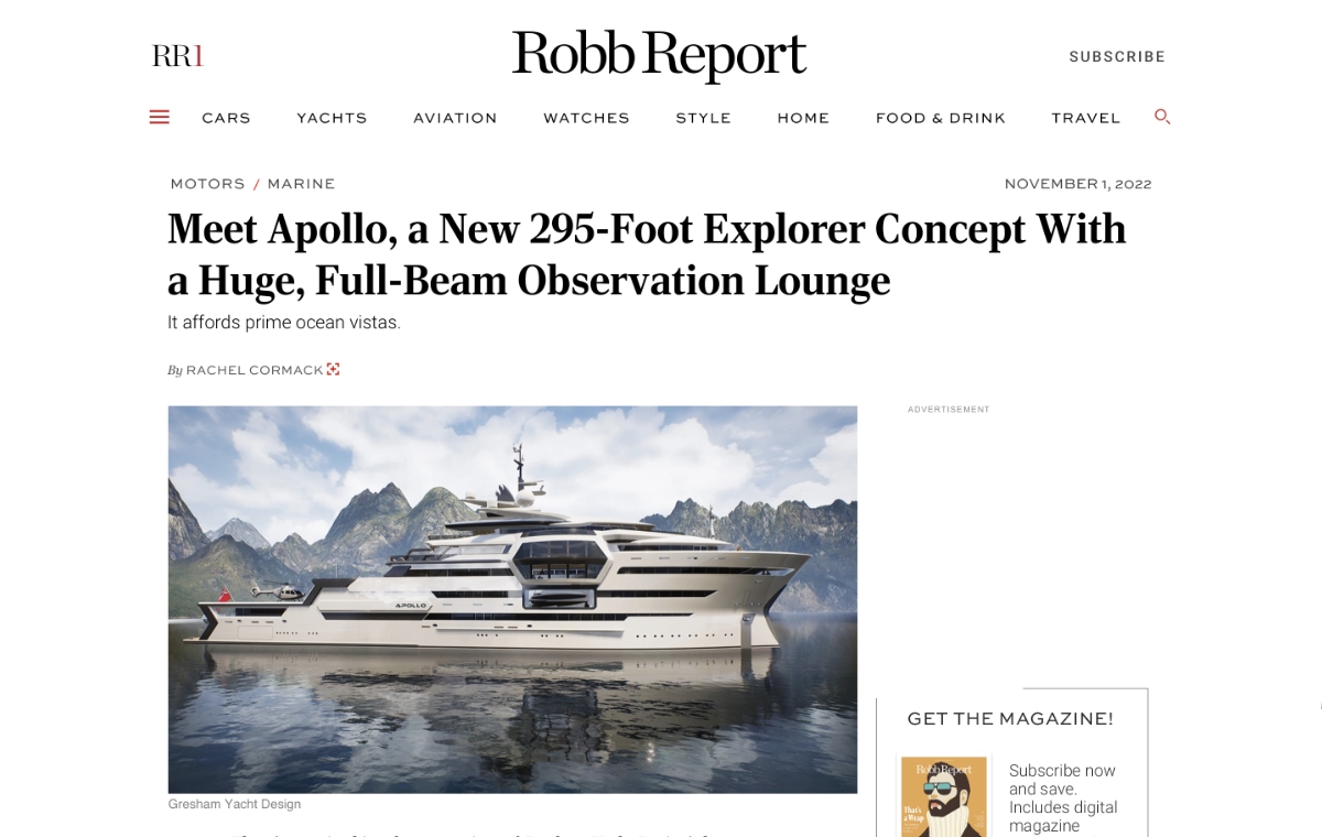 News image for Revealing the heart of 90m Apollo with Rob Report